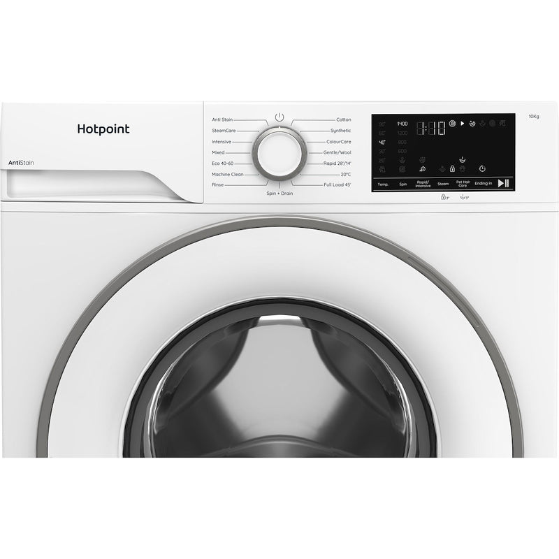 Hotpoint H101ANTISTAINUK AntiStain Freestanding 10kg Washing Machine with Steam