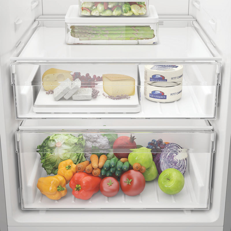 Indesit MLINS1411SEUK 367L Freestanding Low Frost Tall Larder Fridge - Silver