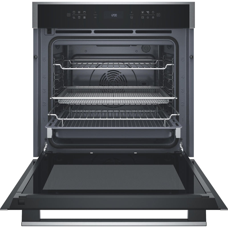 Hotpoint HOI68PT1SXUKC Class 6 60cm Built-In Single Pyrolytic Oven with ActiveMultiflow and Air Fry - Stainless Steel