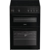 Indesit IDE6VMB 60cm Electric Cooker with Ceramic Hob - Black Thumbnail