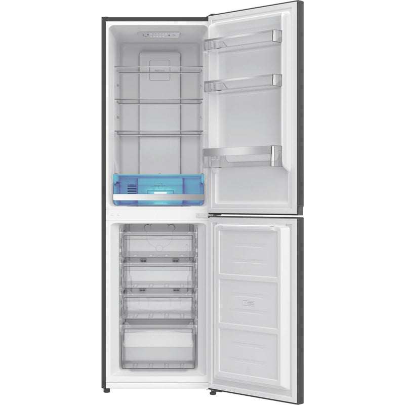 Hotpoint HPKF3241XR4UK 244L Freestanding Total No Frost 50/50 Fridge Freezer with VitalCare - Black Steel