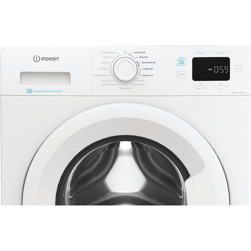 Indesit Push&Go IP 846 PUSH&GO UK 8kg Washing Machine - White