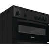 Indesit IDG6GB 60cm Gas Double Cooker - Black Thumbnail
