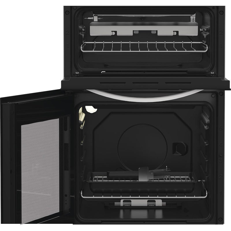 Indesit ITG5GMW Freestanding 50cm Gas Double Cooker - White