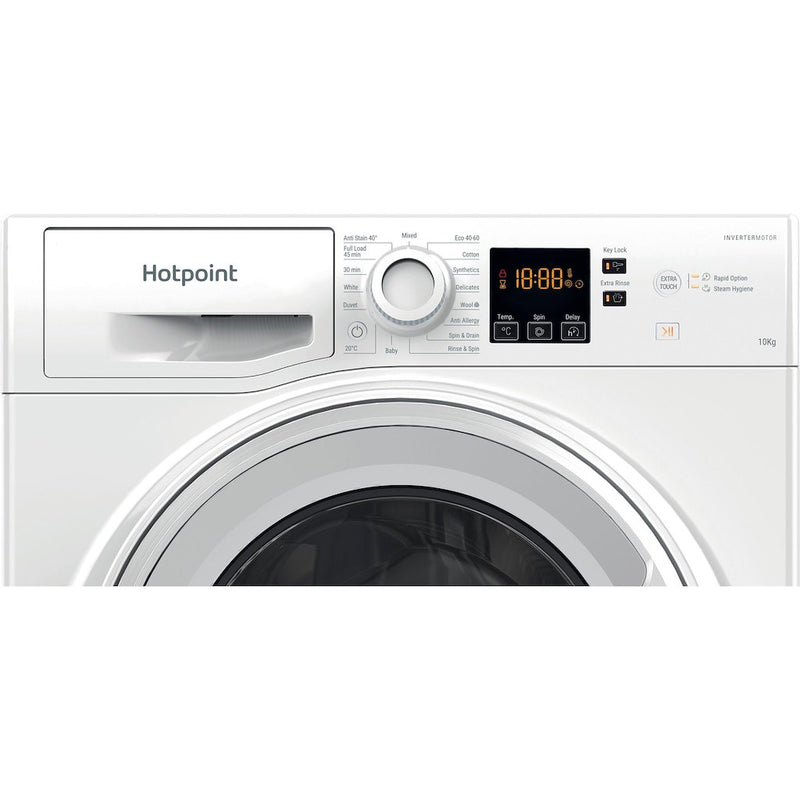 Hotpoint NSWM 1046 W UK Anti-Stain 10kg 1400rpm Washing Machine - White