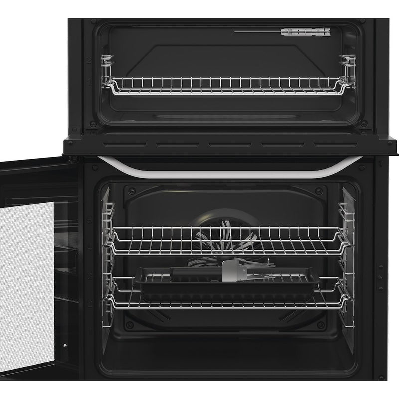 Hotpoint HTE6VDCW, 60cm Electric Cooker - White