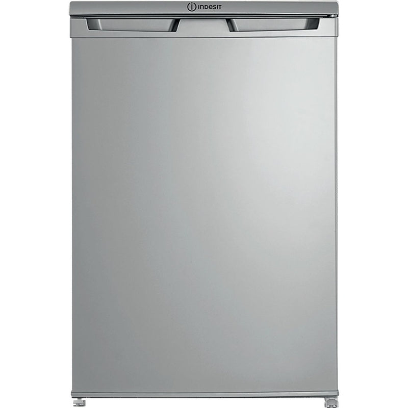 Indesit I55V1 112S UK Freestanding Undercounter Fridge - Silver
