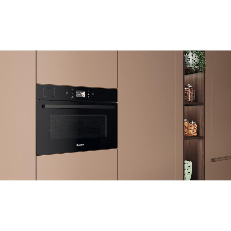 Hotpoint HCT9A9PHTSBUK Built-In Compact Oven with Microwave Function - Black