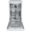 Hotpoint HP2FD10CS90WUK 10 Place Setting Freestanding Slimline Dishwasher with Rapid Wash - White Thumbnail