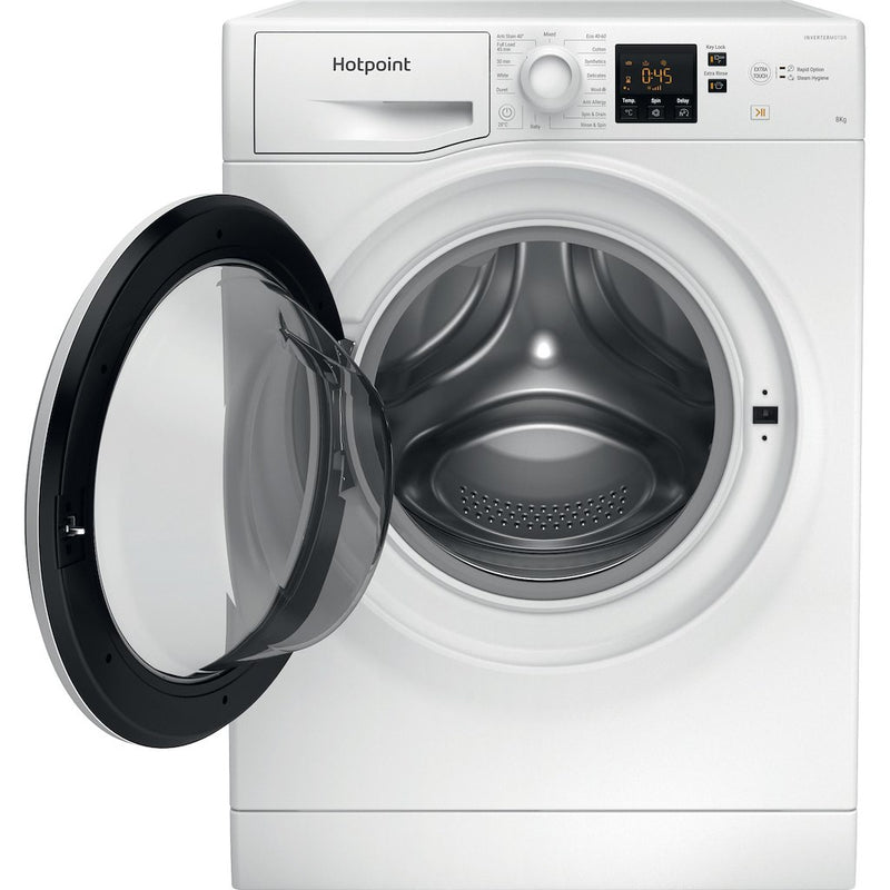 Hotpoint NSWF 846 W UK Anti-Stain 8kg 1400rpm Washing Machine - White