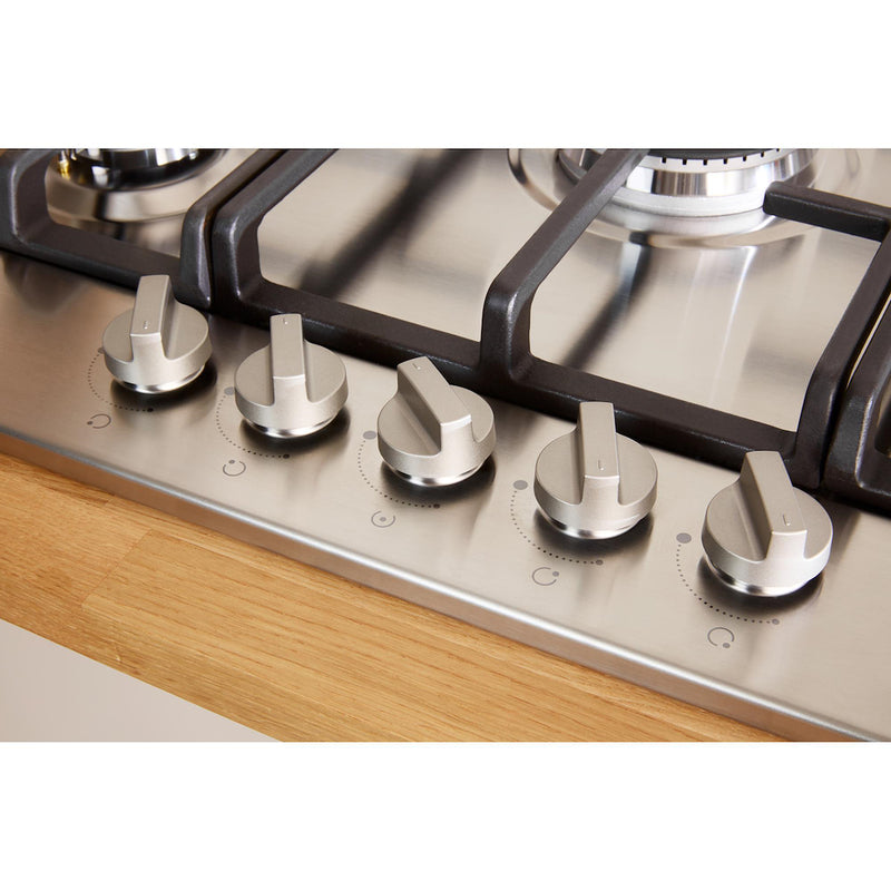 Indesit THP 751 W/IX/I 1 75cm 5 Burner Gas Hob