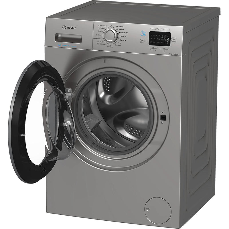 Indesit Push&Go IP 1046S PUSH&GO UK 10kg Washing Machine - Silver