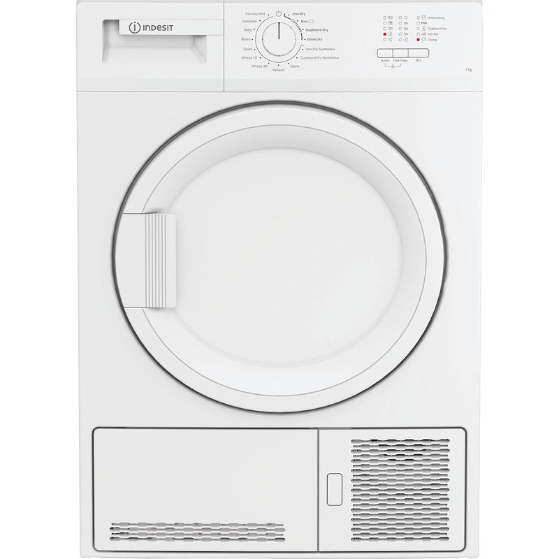 Indesit CYDC82WWGLUK 8kg Condenser Tumble Dryer - White