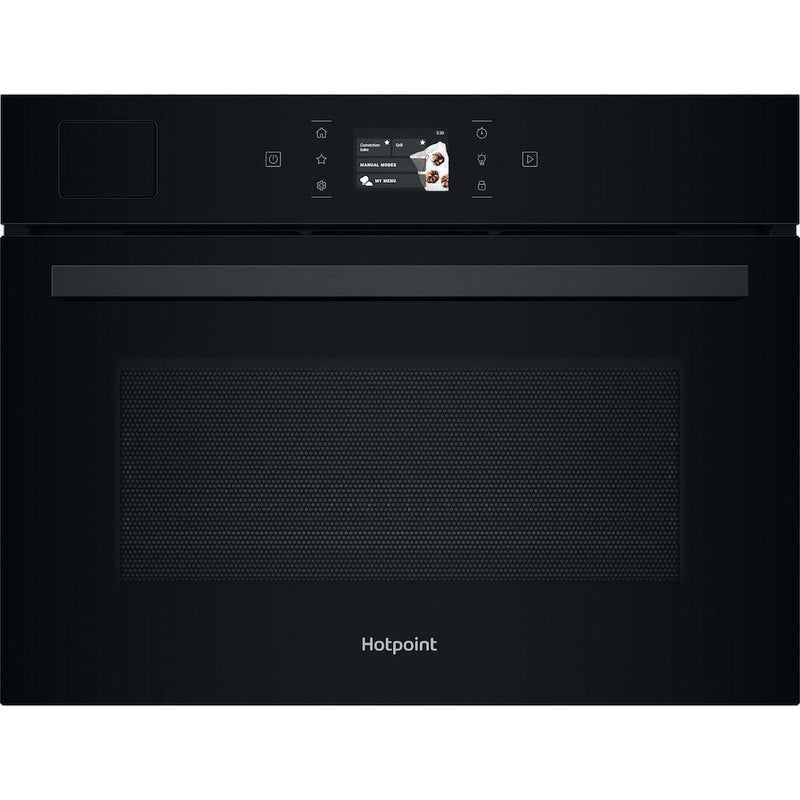 Hotpoint HCT9A9PHTSBUK Built-In Compact Oven with Microwave Function - Black