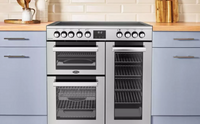 2 Ovens plus separate grill with 174L total cooking capacity