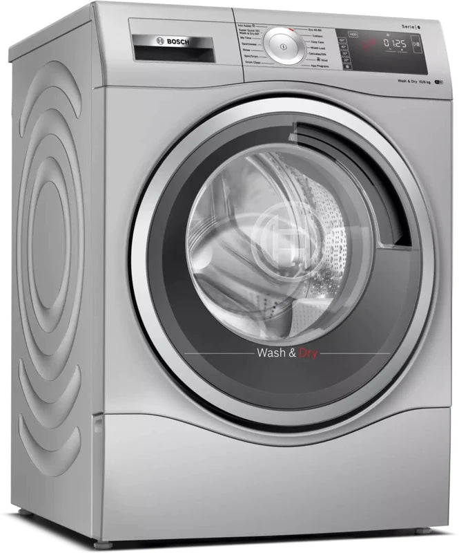 Bosch Series 8 WDU8H549GB Washer Dryer | 10kg Wash 6kg Dry - Silver