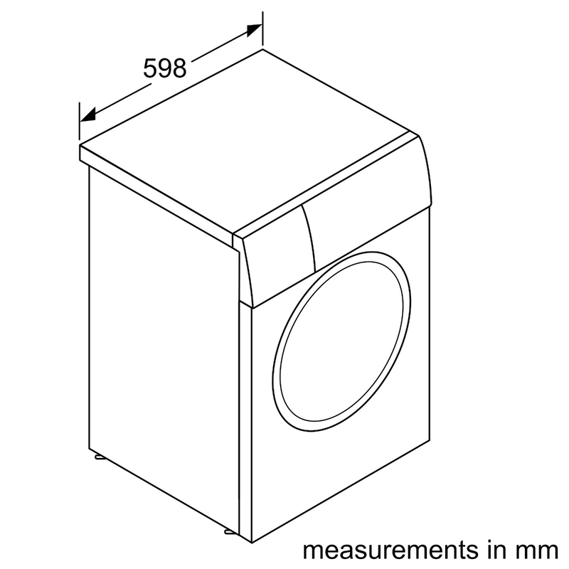 Siemens WG56H2A9GB, Washing machine, front loader