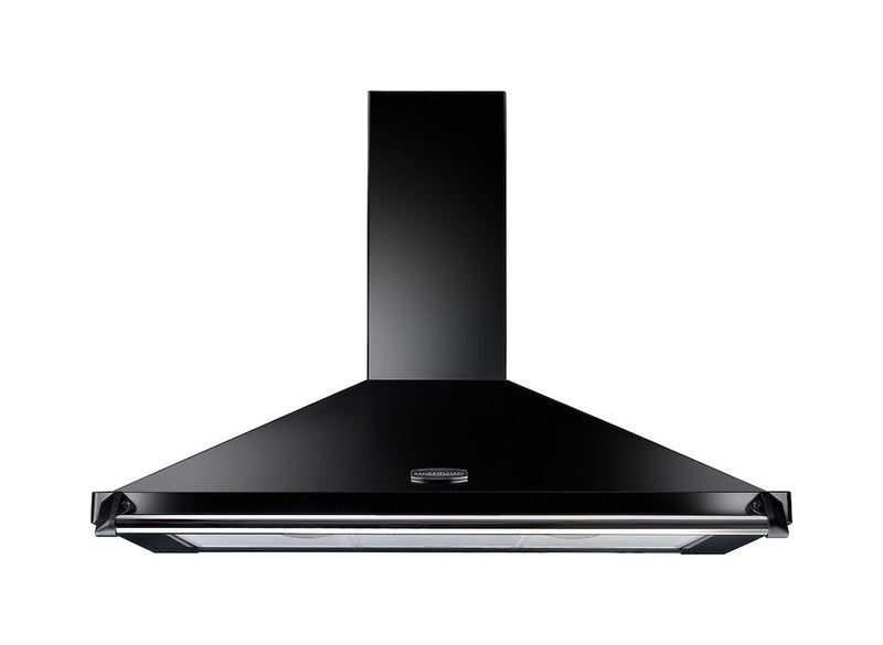 Rangemaster CLAHDC110BC/ Classic 110cm Hood Black Chrome Rail