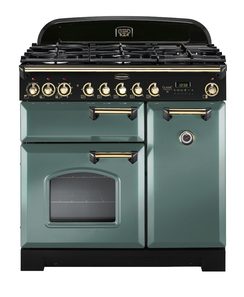 Rangemaster CDL90DFFMG/B 90cm Dual Fuel Range Cooker – London Appliances