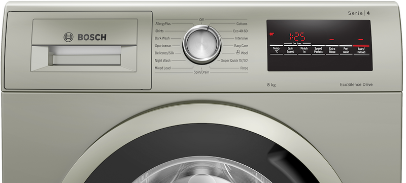 Bosch Series 4 WAN282X1GB, Washing machine - 8kg - 1400rpm - Stainless Steel (Discontinued)