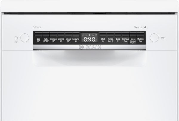 Bosch Series 4 SPS4HMW53G Series 4 Free-standing Slimline dishwasher White (Discontinued)