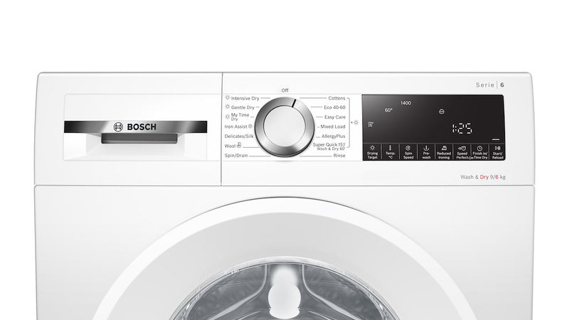 Bosch WNA14490GB Series 6 Washer dryer - 9kg Wash 6kg Dry (Discontinued)