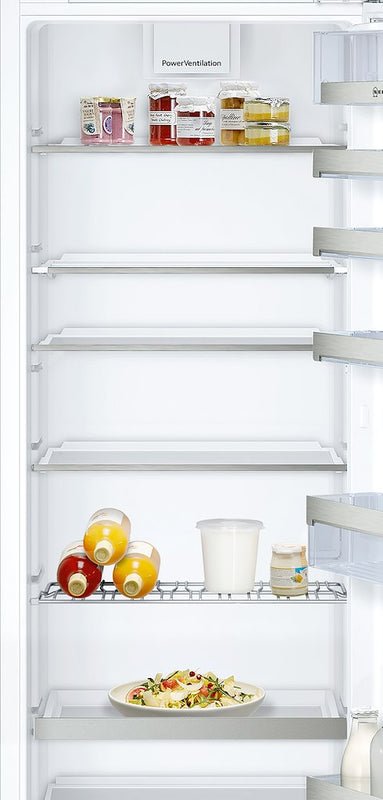 Neff N 70 KI1813FE0G, Integrated Built In Tall Larder fridge Fixed Hinge