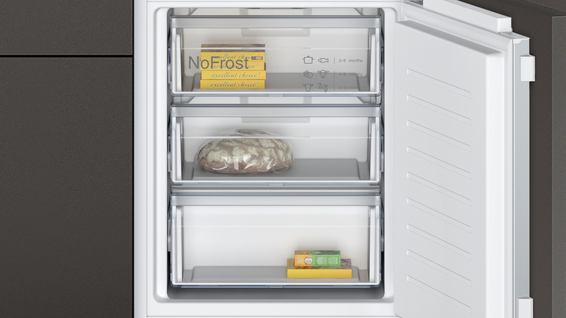 Neff KI7861FF0G, Built-in fridge-freezer with freezer at bottom (Discontinued)