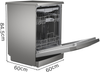 Bosch Series 2 SMS2HVI66G, Free-standing dishwasher - 13 Place Settings - Stainless Steel Thumbnail