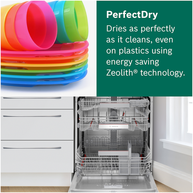 Bosch Series 6 SMS6ZDW48G Free-standing Dishwasher with Zeolith