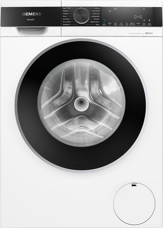 Siemens iQ500 WG44G290GB, Washing machine 9kg - A Rated - White