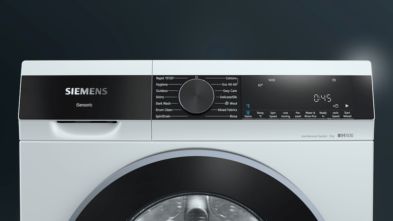 Siemens iQ 500 WG44G290GB, Washing machine 9kg - A Rated - White (Discontinued)