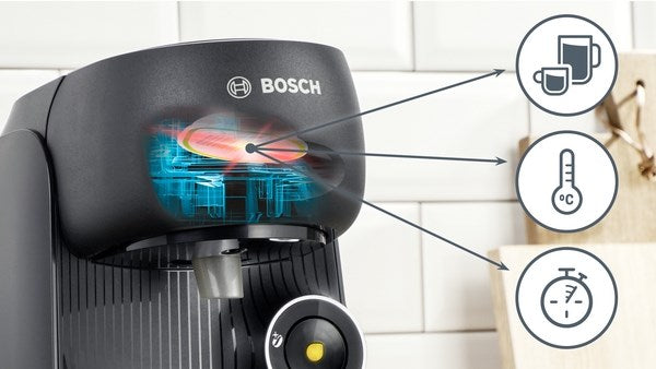 Bosch TAS16B2GB, Hot drinks machine