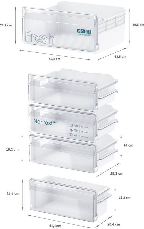 Siemens iQ100 KI85NNFF0G Built-in fridge-freezer Frost Free - 50/50 Split (Discontinued)