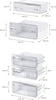 Bosch KIN86ADD0, built-in fridge-freezer with freezer at bottom (Discontinued) Thumbnail