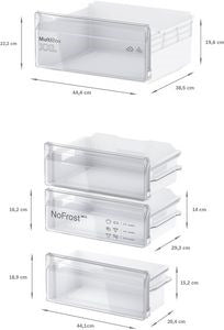 Bosch KIN86NFF0G, Built-in fridge-freezer with freezer at bottom (Discontinued)