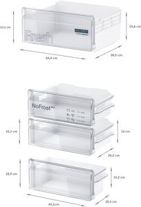 Siemens KI86NNFF0, Built-in fridge-freezer with freezer at bottom (Discontinued)