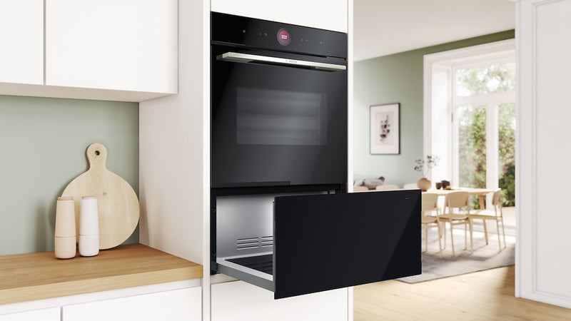 Bosch Series 8 BID7101B1B, Built-in warming drawer