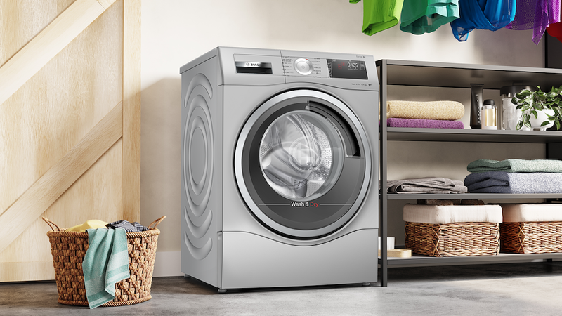 Bosch Series 8 WDU8H549GB Washer Dryer | 10kg Wash 6kg Dry - Silver (Discontinued)