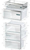 Siemens KG39NPXCF, free-standing fridge-freezer with freezer at bottom (Discontinued) Thumbnail
