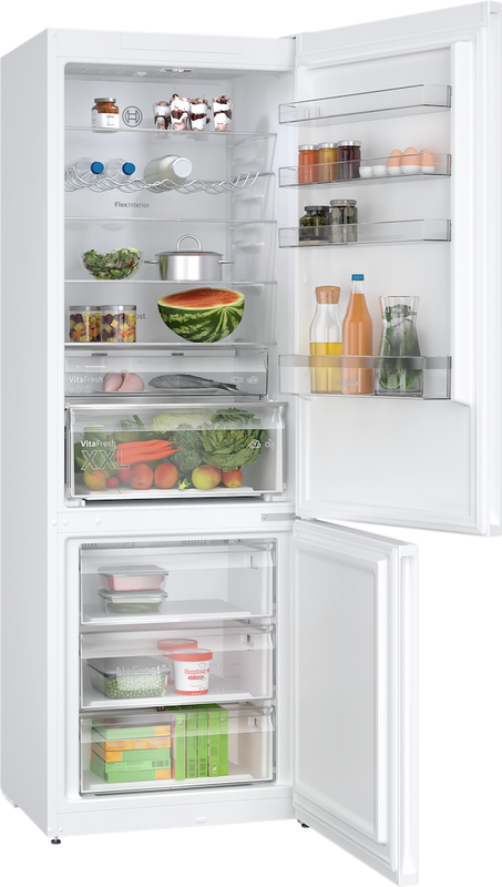 Bosch KGN497WDFG, Free-standing fridge-freezer with freezer at bottom (Discontinued)