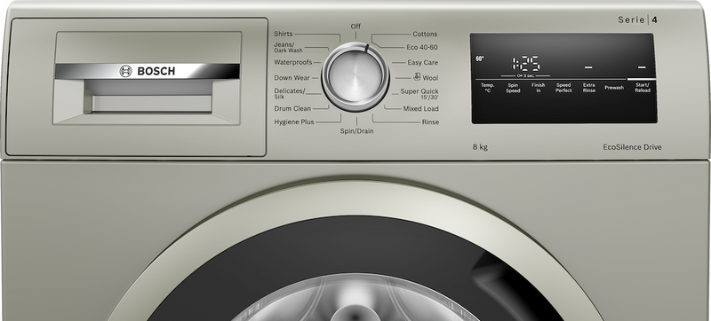 Bosch Series 4 Washing machine WAN282X2GB - 8KG Stainless Steel (Discontinued)