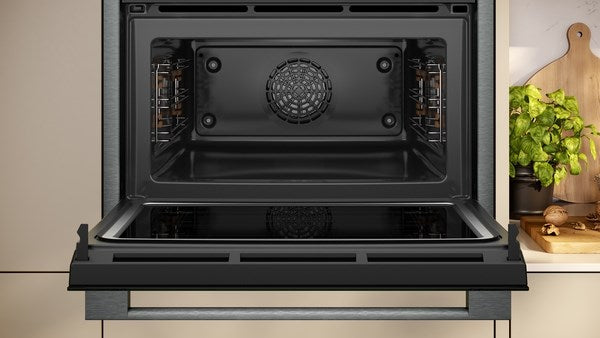 Neff N 70 C24MR21G0B, Built-in compact oven with microwave function