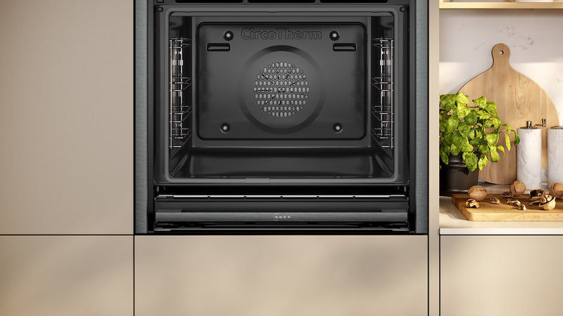 Neff N 70 B64VS71G0B, Built-in oven with added steam function