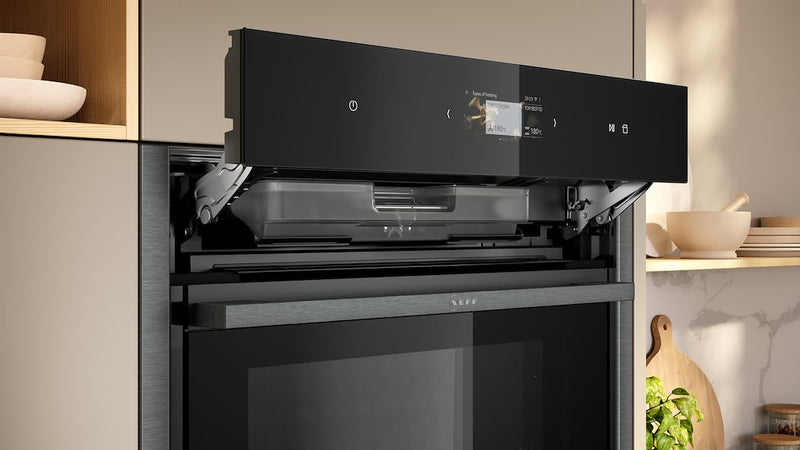 Neff N 90 C24FS31G0B, Built-in compact oven with steam function