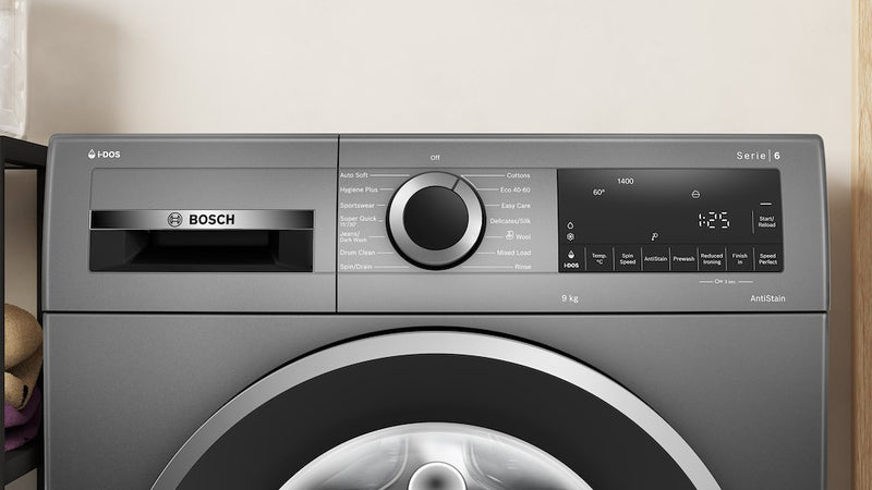 Bosch Series 6 i-DOS WGG244ARGB, Washing machine 9kg - 1400rpm - Graphite (Discontinued)