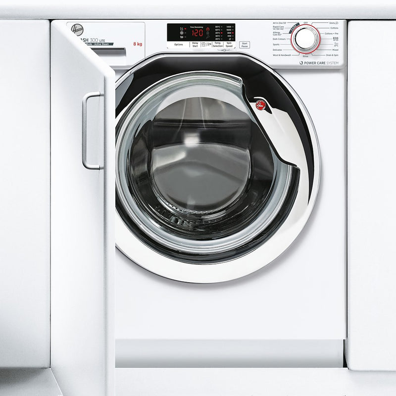 Hoover HBWS 48D2ACE 8kg 1400 Spin Integrated Washing Machine (Discontinued)