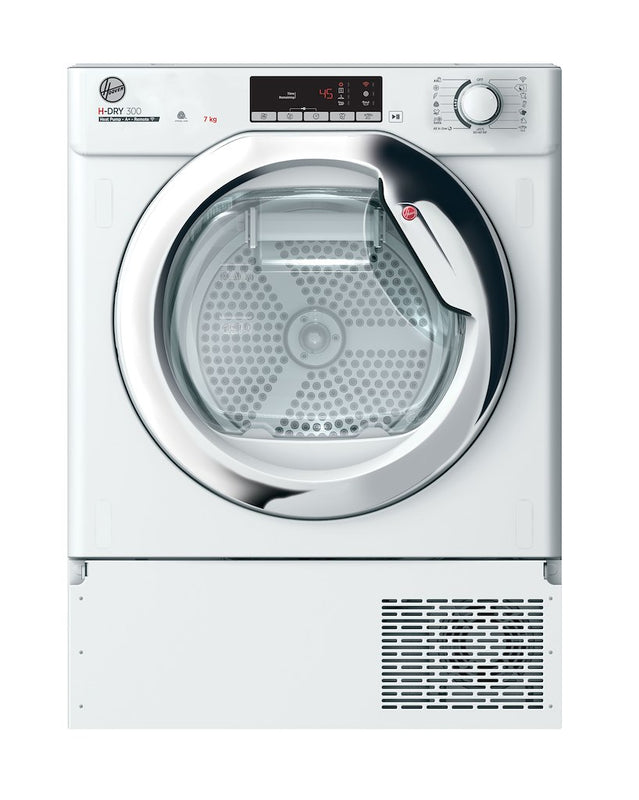 Hoover BHTD H7A1TCE Heat Pump Tumble Dryer 7kg with WiFi and Bluetooth