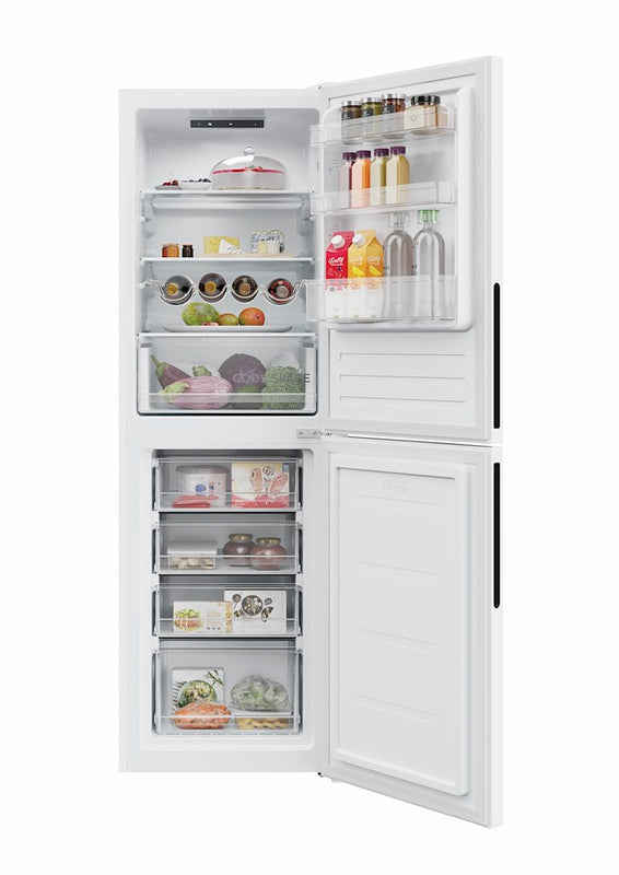 Hoover HVCT3L517FWKR Freestanding Fridge Freezer - White