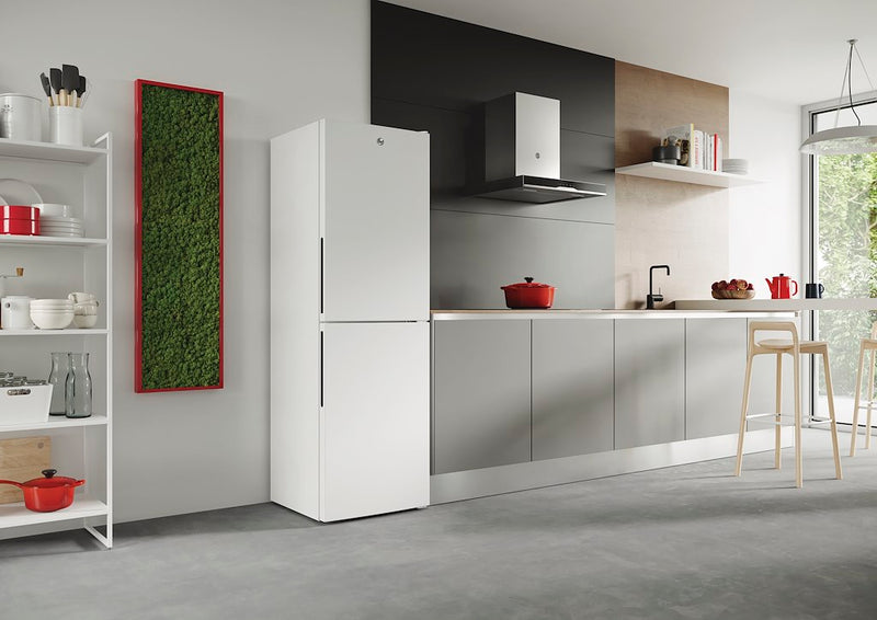 Hoover HVCT3L517FWKR Freestanding Fridge Freezer - White